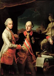 Joseph II. (1741-90) von Österreich und Leopold II. (1747-92) von Toskana